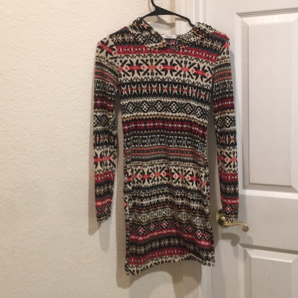 Patterned Bodycon Dress